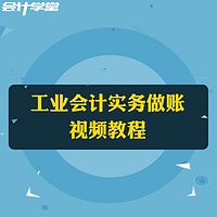 工业会计实务做账视频教程