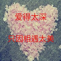 爱得太深，只因相遇太美