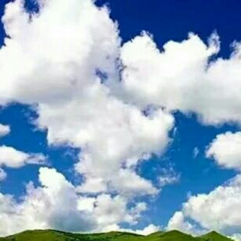 蓝天白云