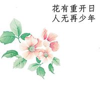 花有重开日 人无再少年