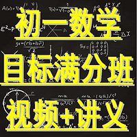 初一数学 目标满分班 视频+讲义