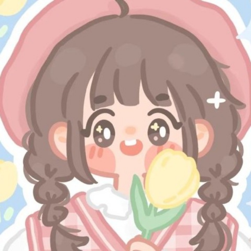 手拿黄玫瑰