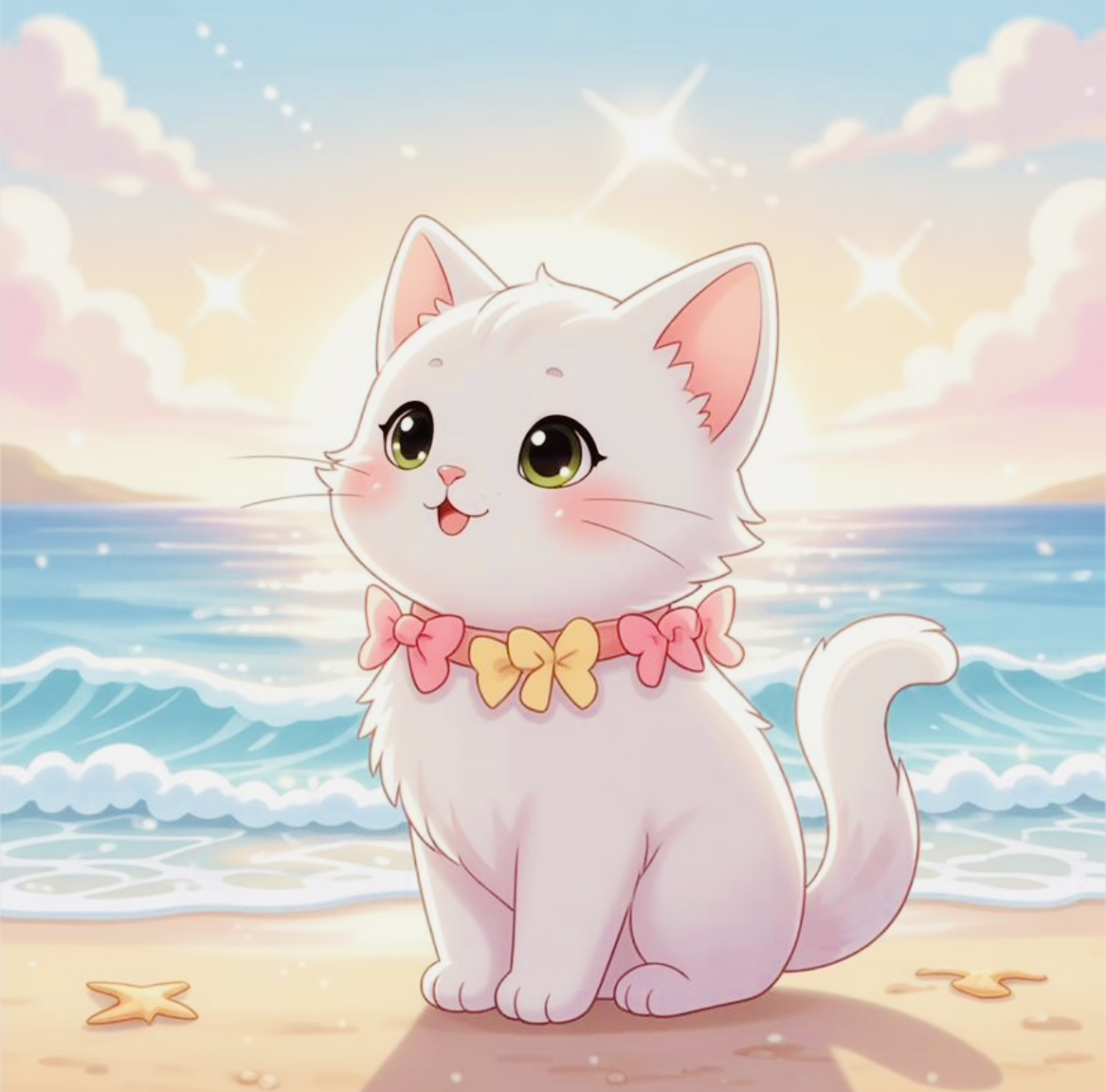 海边美丽夕阳
