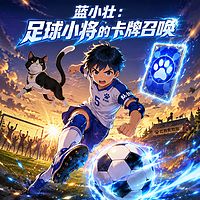 蓝小壮：足球小将的卡牌召唤丨爆笑|世界杯