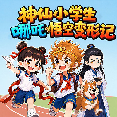 神仙小学生：哪吒悟空变形记丨爆笑神话冒险