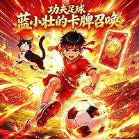 功夫足球：蓝小壮的卡牌召唤丨功夫女足同款