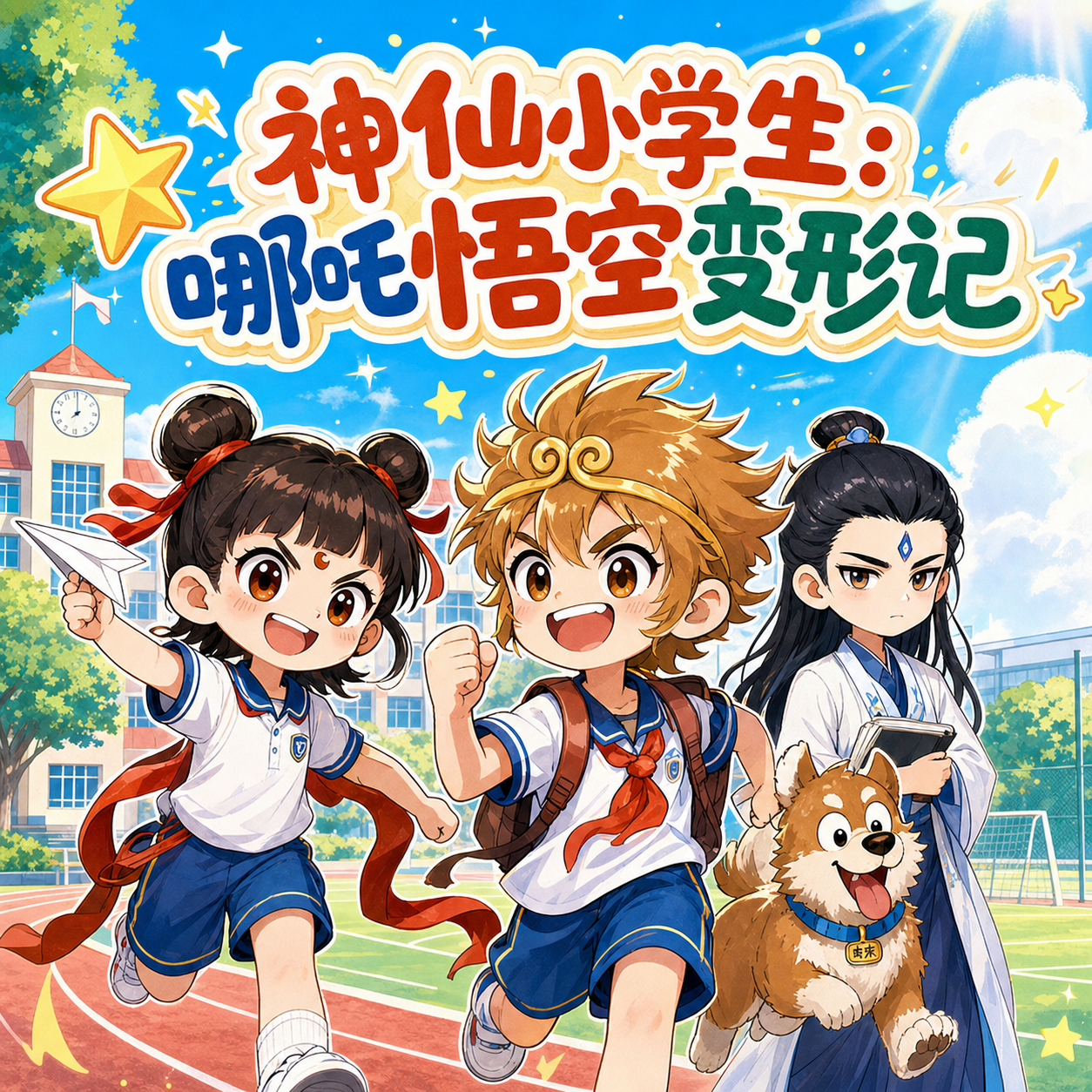 神仙小学生：哪吒悟空变形记丨爆笑校园神话
