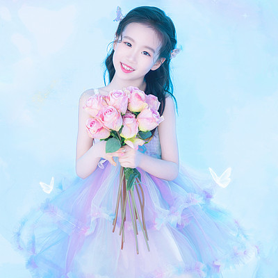 张芸歌小朋友讲故事