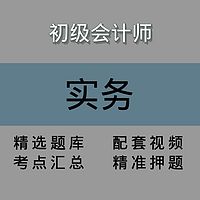 初级会计师｜实务｜精品课