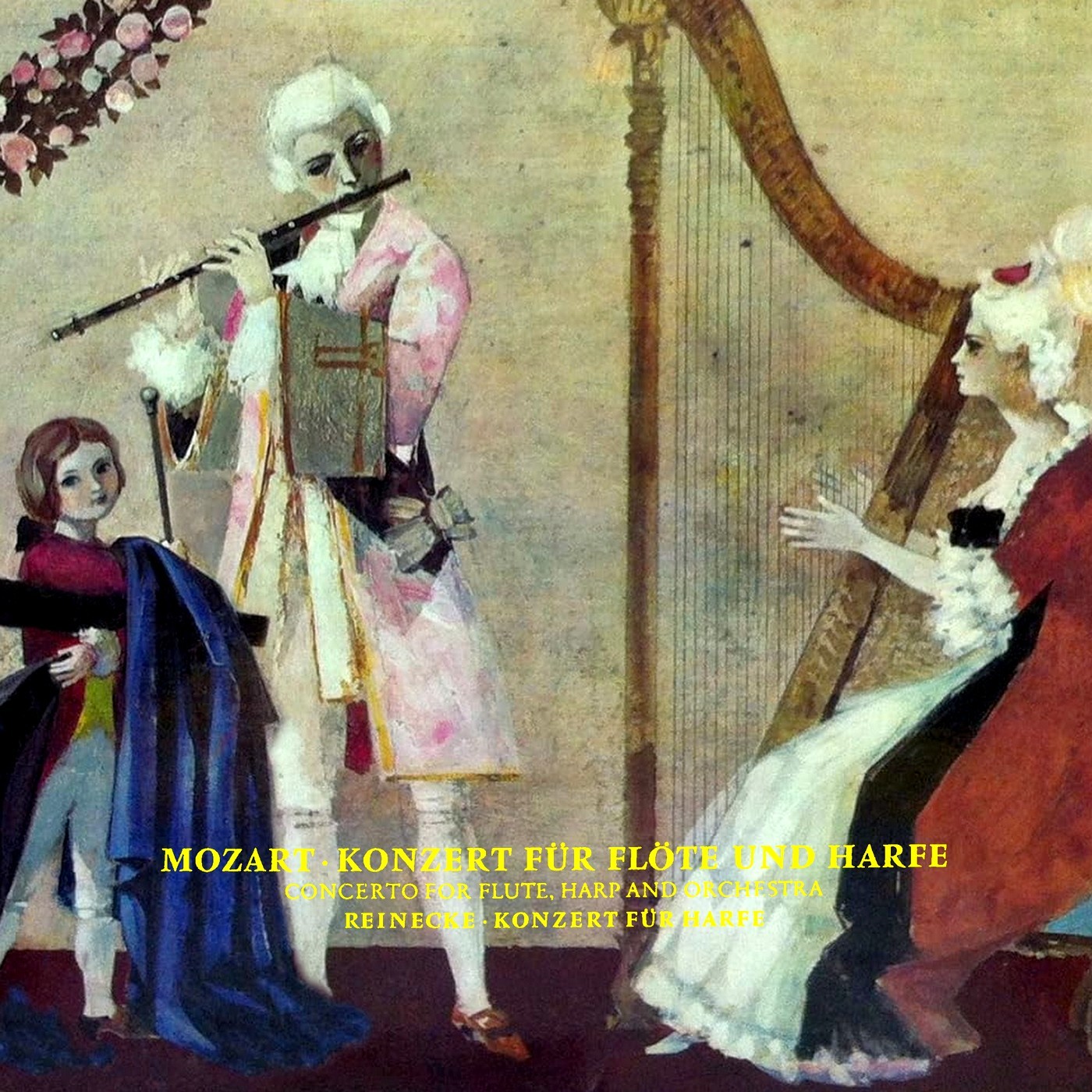 梅森朵夫《莫扎特·罗德里戈·长笛与竖琴》