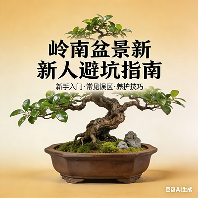 岭南盆景新人避坑指南