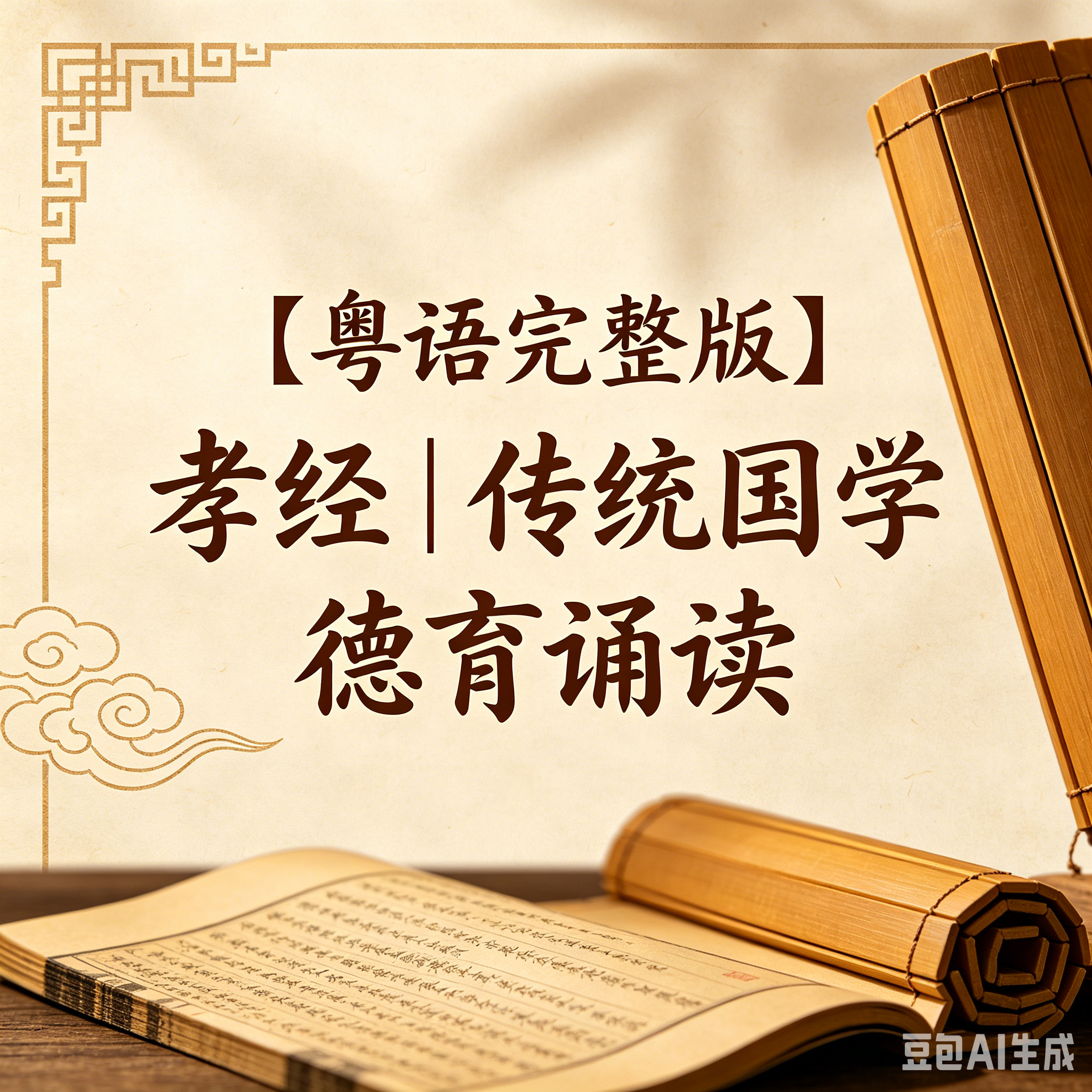【AI粤语完整版】孝经｜传统国学德育诵读