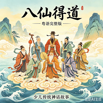 【粤语完整版】八仙得道｜民间神话传奇故事
