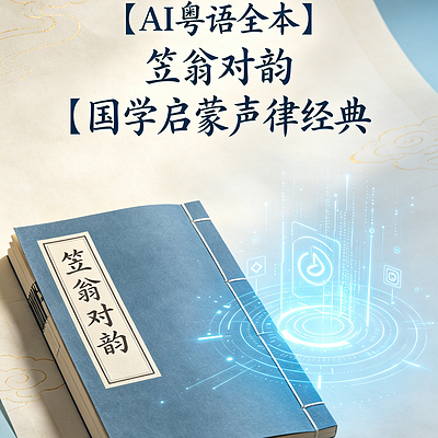【AI 粤语全本】笠翁对韵|国学启蒙经典
