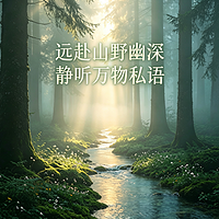 大自然实景白噪音｜森林溪水虫鸣｜助眠治愈