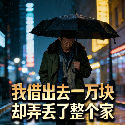 我借出去一万块，却弄丢了整个家