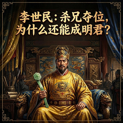 李世民：杀兄夺位，为什么还能成明君？