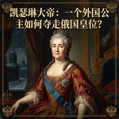 凯瑟琳大帝：一个外国公主如何夺走俄国皇位？