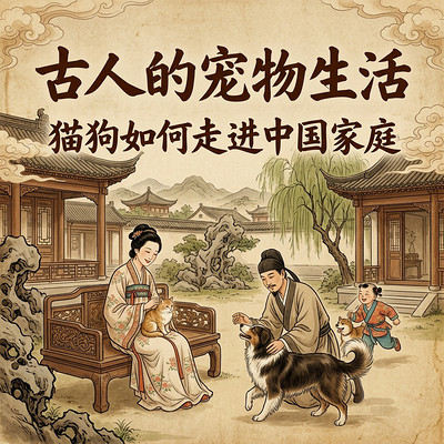 古人的宠物生活:猫狗如何走进中国家庭