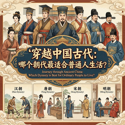 穿越中国古代:哪个朝代最适合普通人生活?