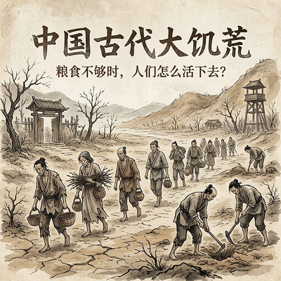 中国古代大饥荒:粮食不够时,人们怎么活下去?