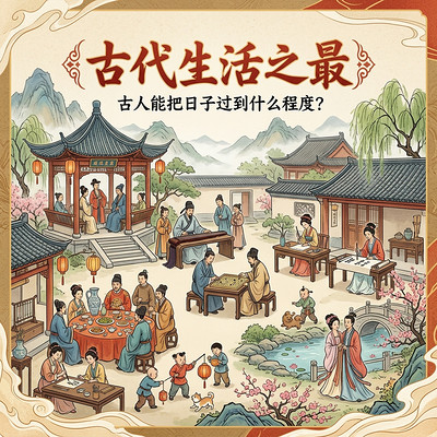 古代生活之最：古人能把日子过到什么程度？