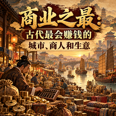 商业之最：古代最会赚钱的城市、商人和生意
