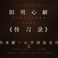 阳明心解|品读《传习录》