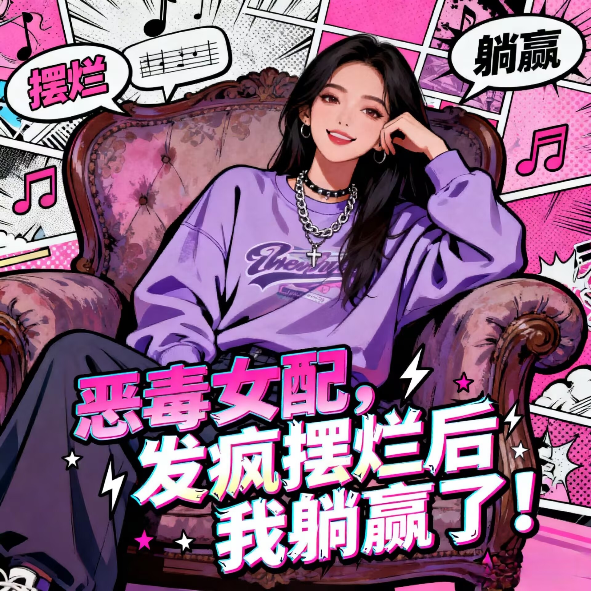 恶毒女配每天都在发疯摆烂