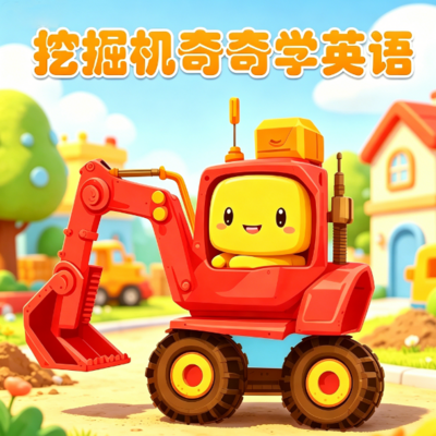 挖掘机奇奇学英语