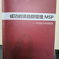 成功的项目群管理MSP