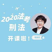 2020法考刑法-杨艳霞老师解读课