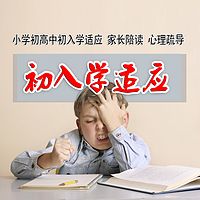 小学初高中初入学适应 家长陪读 心理疏导