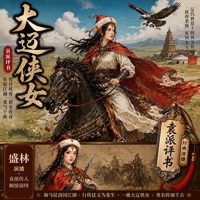 袁派评书《大辽侠女》
