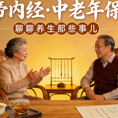聊聊养生哪些事儿：黄帝内经与中老年健康