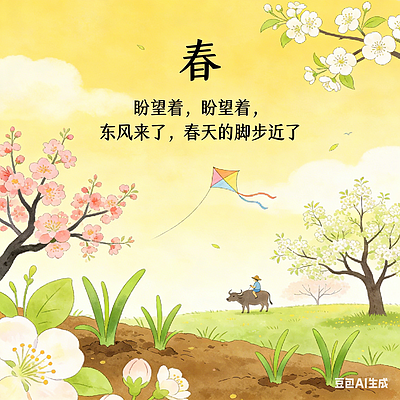 盼望着