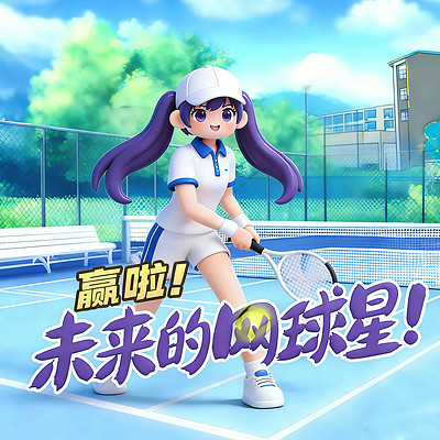 赢啦！未来的网球星！丨爆笑成长丨热血校园