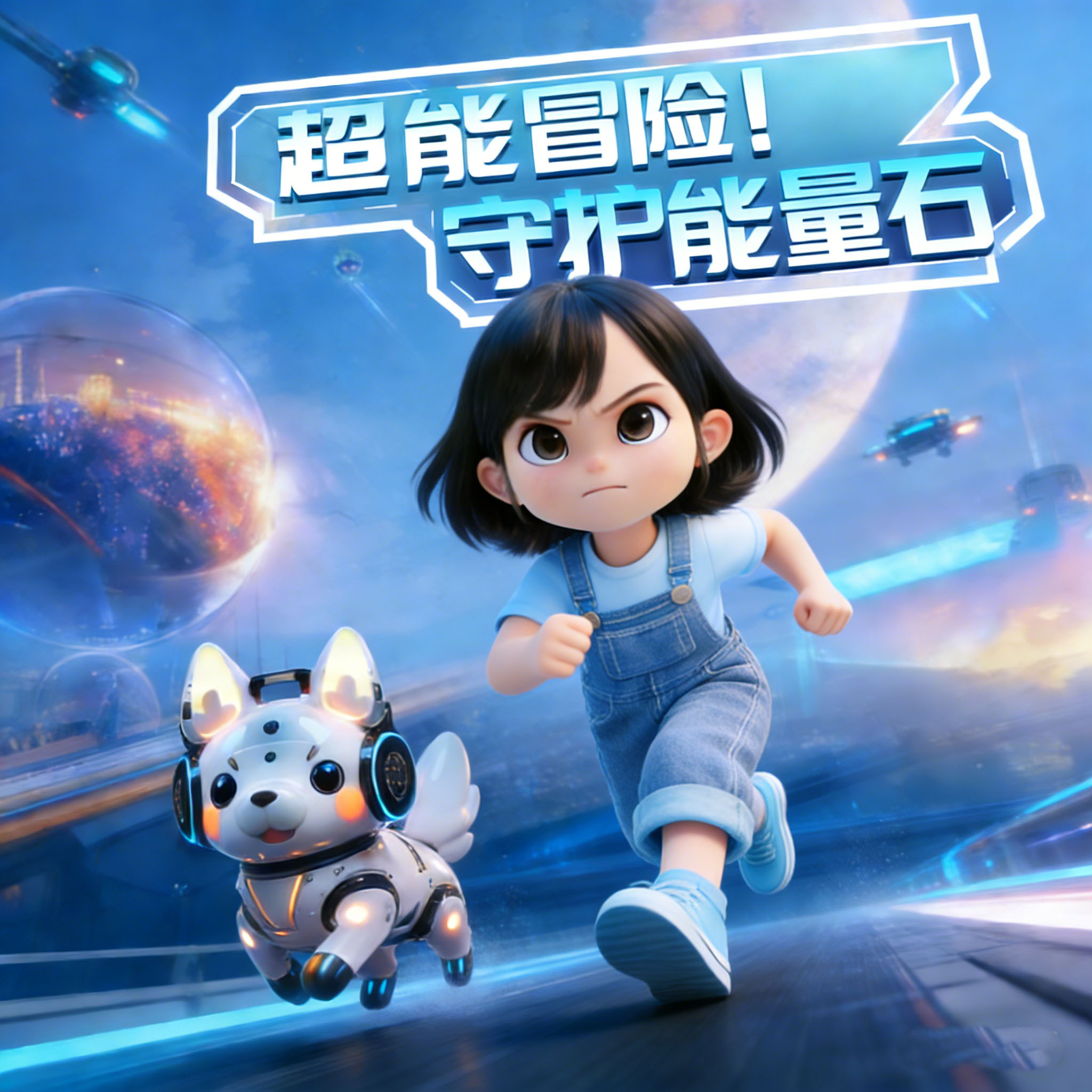 超能冒险！守护能量石丨爆笑科幻冒险成长