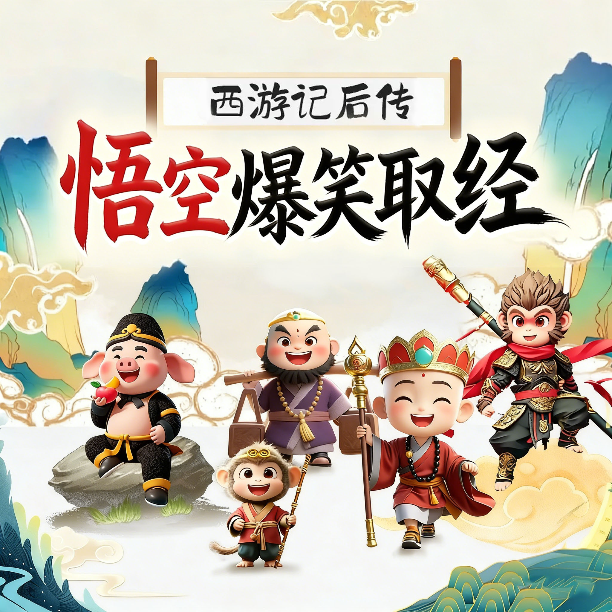 西游记后传：悟空爆笑取经丨儿童神话故事