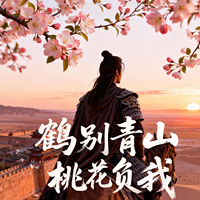 鹤别青山，桃花负我