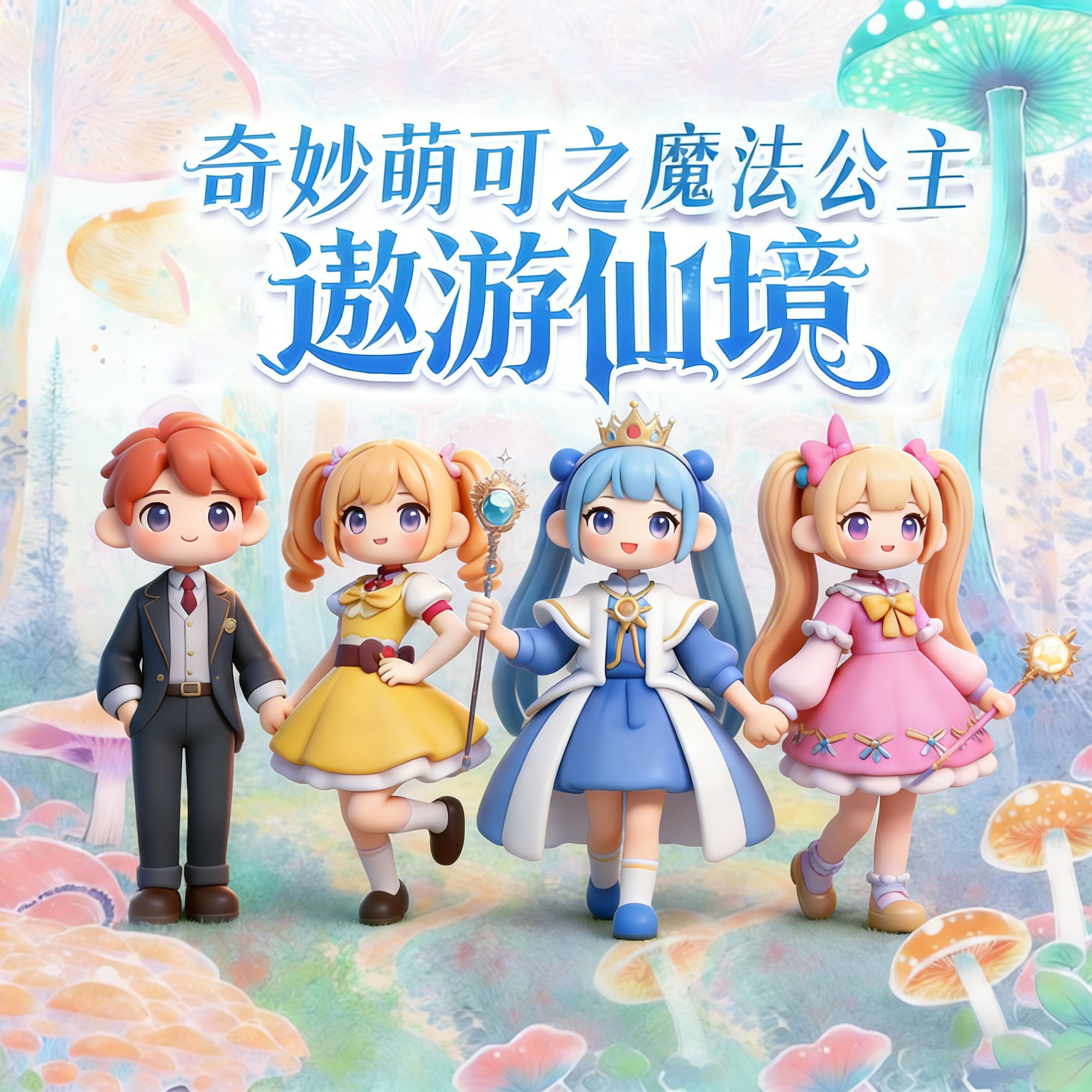 奇妙萌可之魔法公主遨游仙境丨少儿历险故事