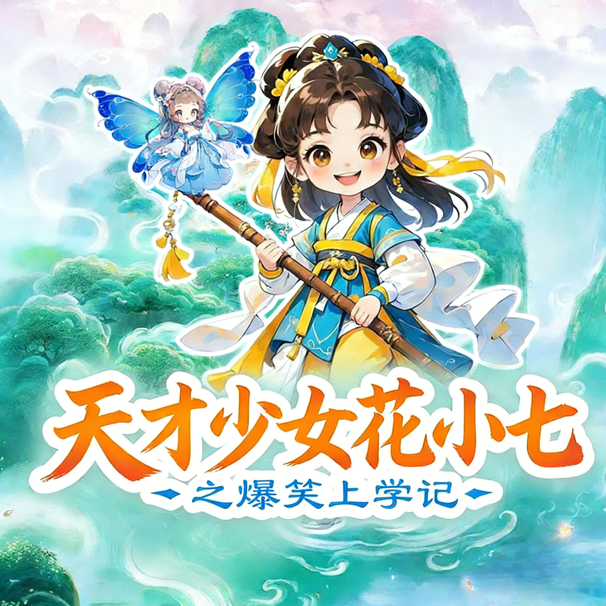 花小七爆笑上学记丨天才少女丨儿童武侠历险
