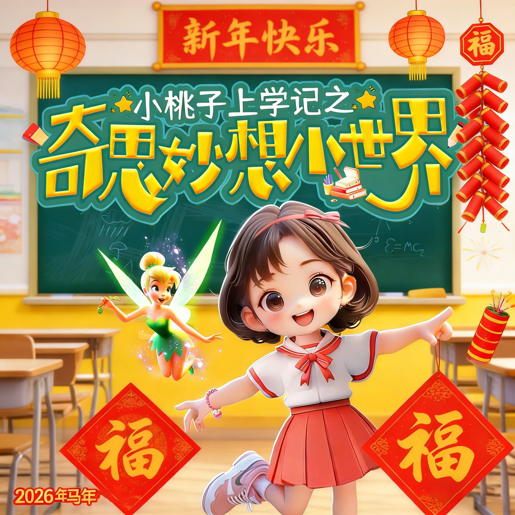小桃子上学记2丨爆笑脑洞丨儿童想象力成长
