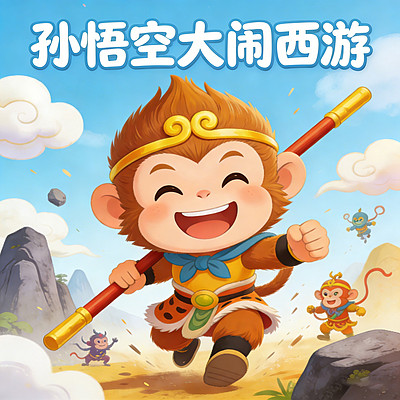 孙悟空大闹西游丨少儿西游记|轻松爆笑亲子