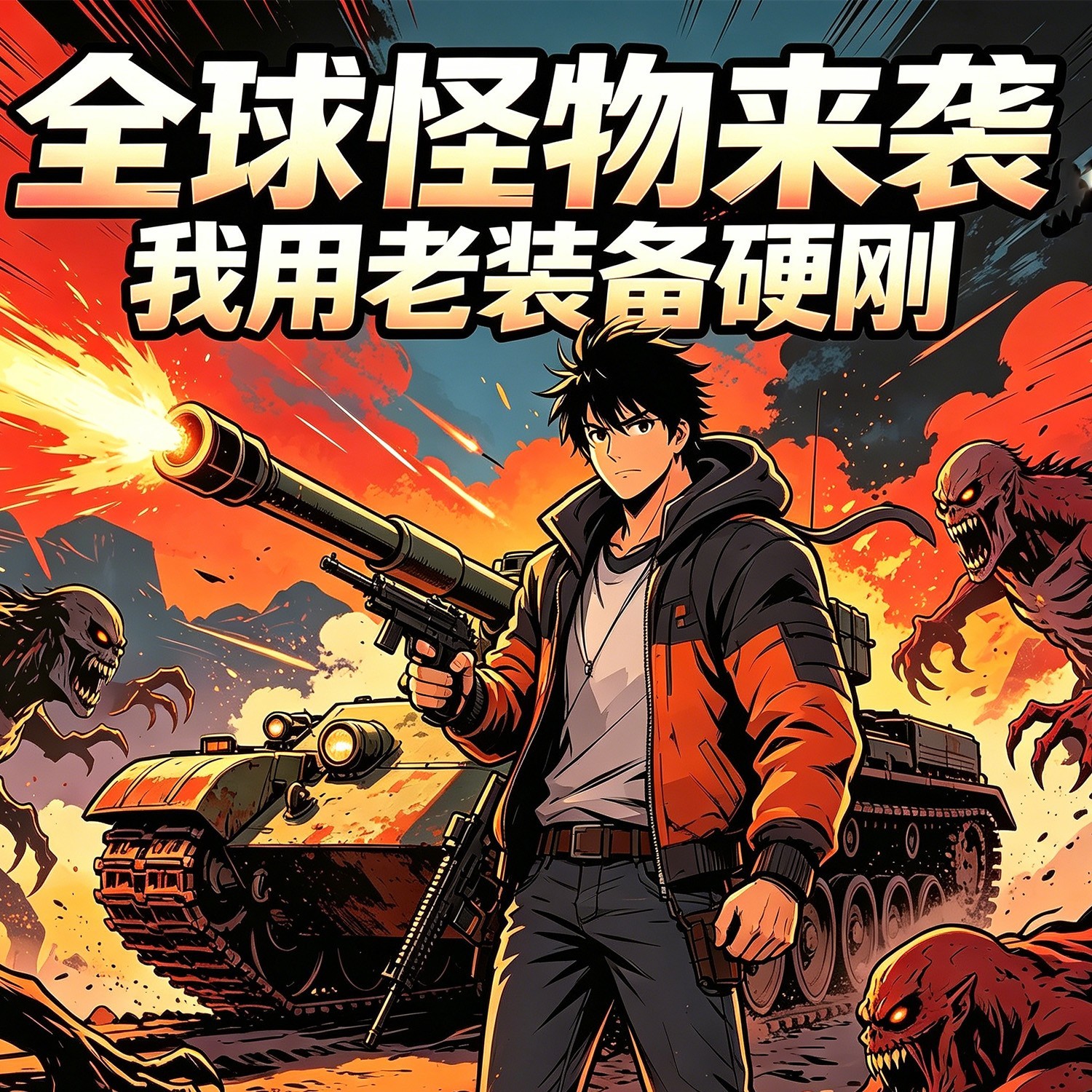 全球怪物来袭，我用老装备硬刚|末世逆袭