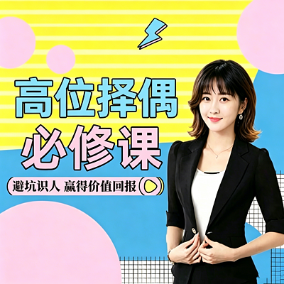 高段位择偶必修课丨避坑识人 赢得真心付出