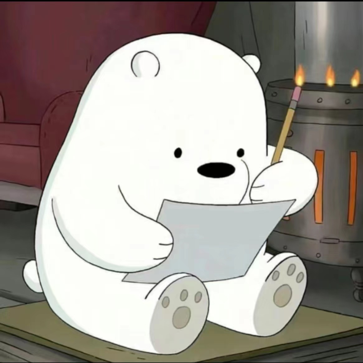 白熊读绘本