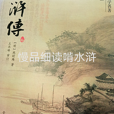 王国鼎慢品细嚼爬经典之《水浒传》