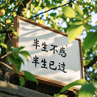 半生已过，半生不惑。