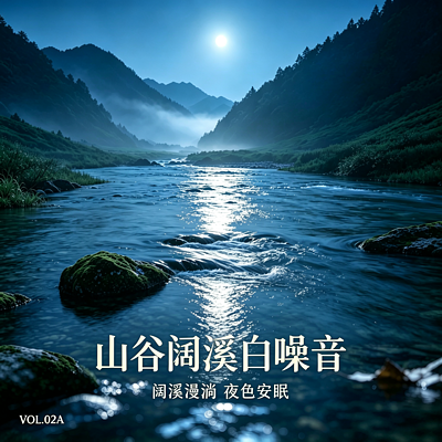 山谷阔溪白噪音 | 阔溪漫淌 |夜色安眠